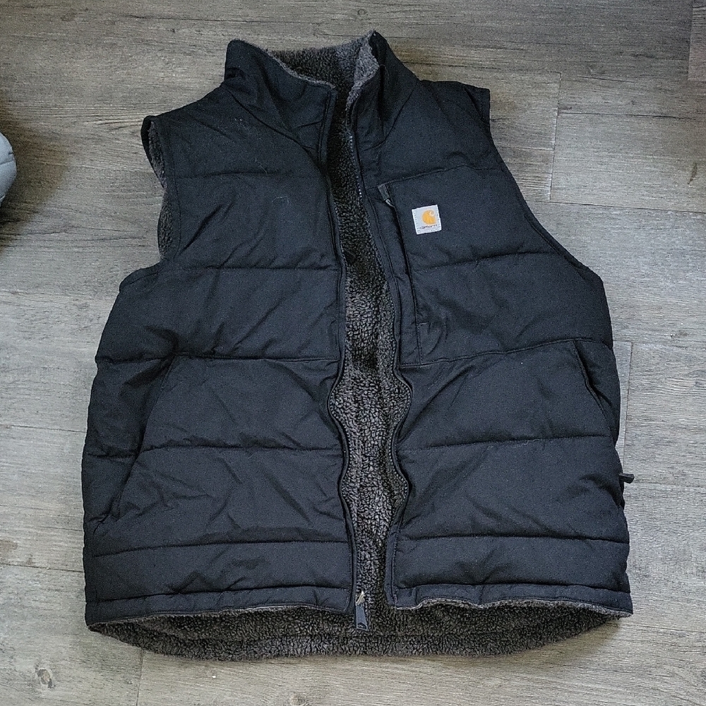 Carhartt Black Quilted Vest